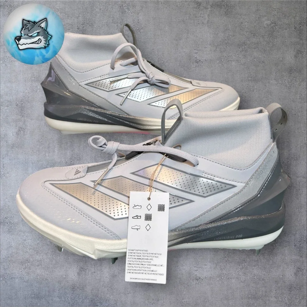 Adidas Adizero Impact+ 2.0 All Star Silver Mens 13 Baseball Cleats JH6718 New